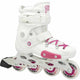 Patines FR J blancos y rosas para niños