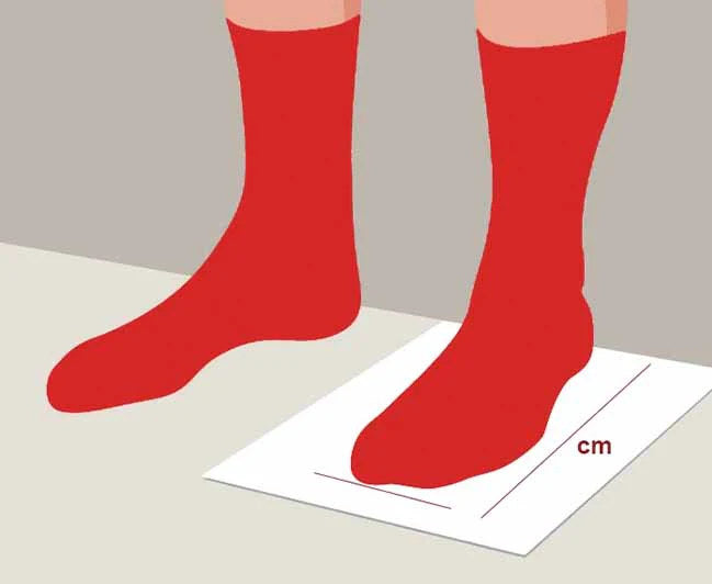 How to measure your foot