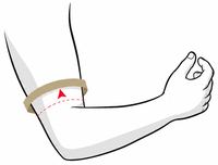K2 Junior elbow guard — measure circumference at the top of the elbow