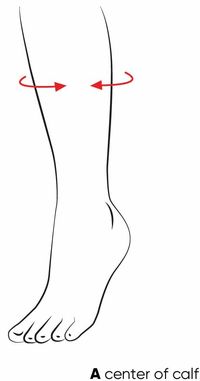 Ennui shin guard — measure circumference around the centre of the calf